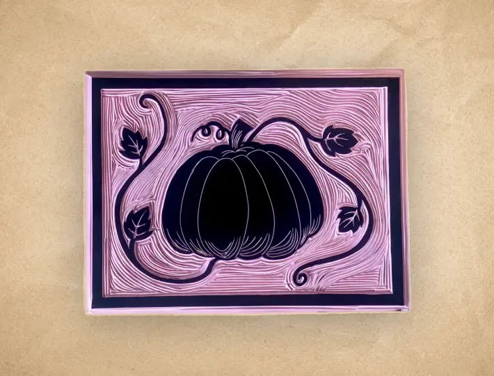 Stamp carving & Printmaking